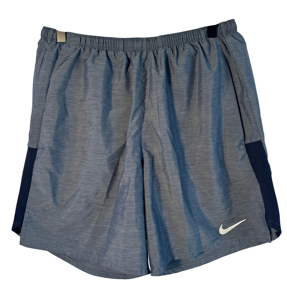 Nike Challenger Dri-Fit Brief-Lined Running‎ Shorts Blue Mens Medium CZ9066-451